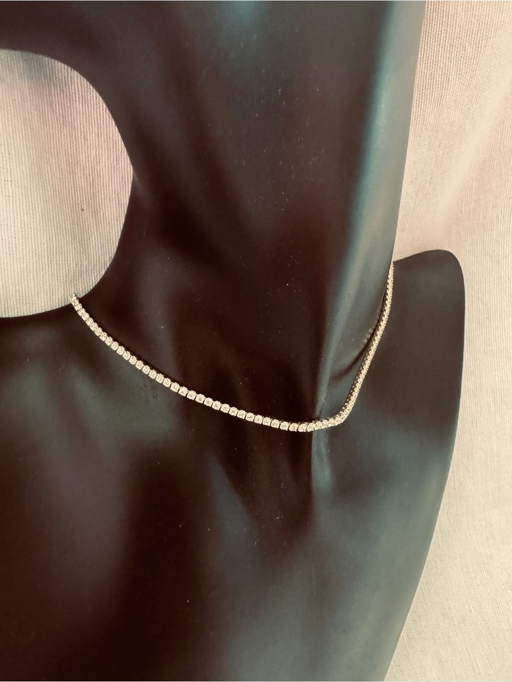 Classic Gold Tennis Necklace - Elegant Gold Chain cubic zodiac